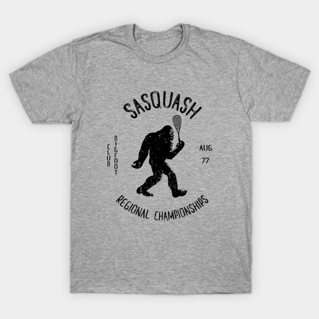 Funny Sasquash Championships T-Shirt by atomguy